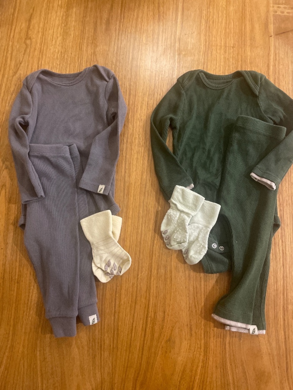 Easy Peasy onesie and legging set